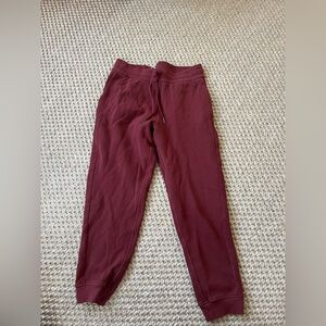 Lululemon Athletica Womens Burgundy Joggers